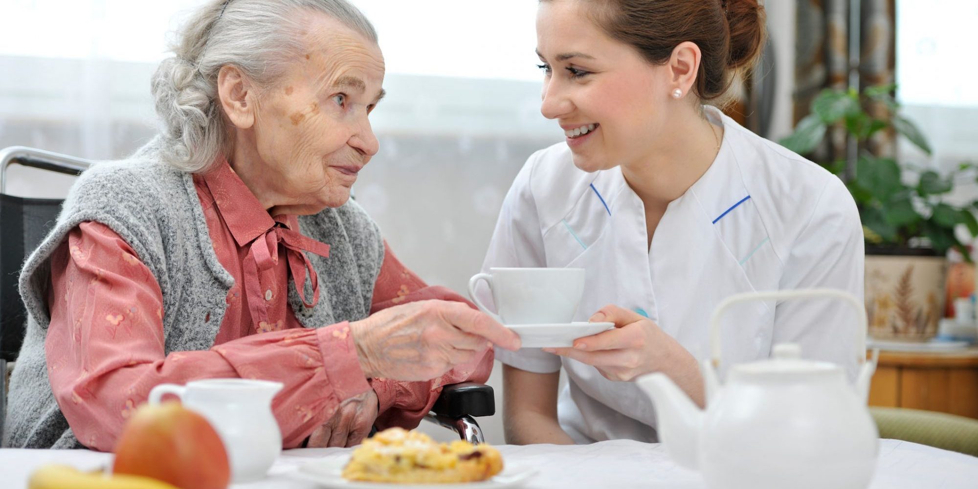 Carer Preparing Breakfast For an elderly woman | Bristol Home Carers